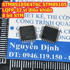STM8S105K4T6C STM8S105 LQFP-32 vi điều khiển 8 bit 16K STM kde8785
