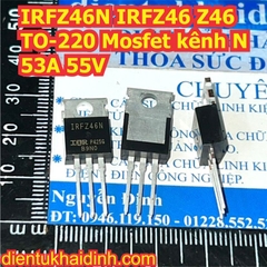IRFZ46N IRFZ46 Z46 TO-220 Mosfet kênh N 53A 55V kde8883