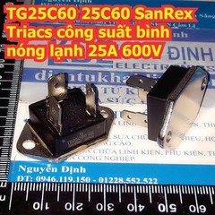 TG25C60 25C60 SanRex Triacs công suất bình nóng lạnh 25A 600V kde8892