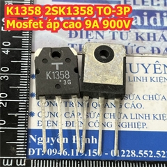 K1358 2SK1358 TO-3P Mosfet áp cao 9A 900V kde8894
