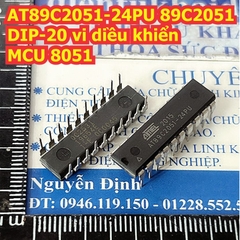 AT89C2051 24PU 89C2051 DIP-20 vi diều khiển MCU 8051 kde8874