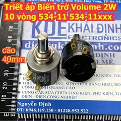 Triết áp Biến trở Volume 2W 10 vòng 534-1-1 534-11 534-11xxx các giá trị 100 Ohm ~ 100K Ohm kde8955