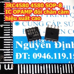 JRC4580D NJM4580D 4580D JRC JRC4580 NJM4580 4580 DIP-8 / SOP-8 IC OPAMP đôi chân cắm hiệu suất cao kde8965