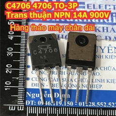 C4706 4706 TO-3P trans thuận NPN 14A 900V hàng tháo máy kde8992