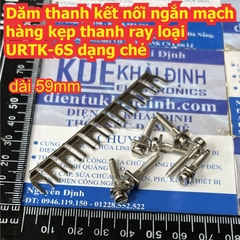 Dăm thanh kết nối ngắn mạch hàng kẹp thanh ray UK-1.5N 3N 5N 6N 10N 16N 25N 35N MBKK2.5 UKK3 5 UK2.5B URTK-6S kde8994