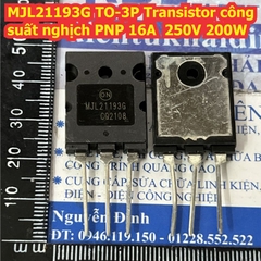 MJL21193G MJL21194G MJL21195G MJL21196G 21193 21194 21195 TO-3P Transistor nghịch/thuận PNP/NPN 16A 250V kde9030