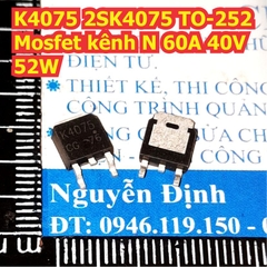 K4212 2SK4212 K3918 2SK3918 K4075 2SK4075 4212 3918 4075 TO-252 Mosfet chân dán kênh N các loại kde8351