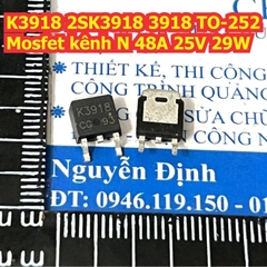 K4212 2SK4212 K3918 2SK3918 K4075 2SK4075 4212 3918 4075 TO-252 Mosfet chân dán kênh N các loại kde8351