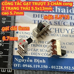 CÔNG TẮC GẠT TRƯỢT 3 / 4 CHÂN 2 TRẠNG THÁI đủ loại CẦN ngắn / DÀI kde9084
