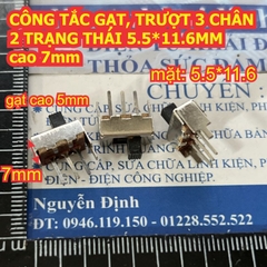 CÔNG TẮC GẠT TRƯỢT 3 / 4 CHÂN 2 TRẠNG THÁI đủ loại CẦN ngắn / DÀI kde9084
