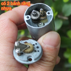 Động cơ giảm tốc 370 3-6V 87-174V/P trục 2mm dài 137mm 85g kde9090