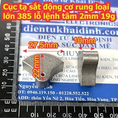 tạ sắt động cơ rung loại lớn 545 lỗ lệnh tâm 3.17mm 36g , 2mm 19g kde9147