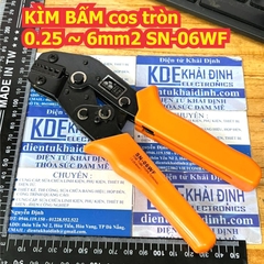 KÌM kèm BẤM ĐẦU cos tròn kim 0.25 ~ 6mm2 SN-06WF kde9220