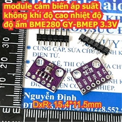 module cảm biến áp suất không khí độ cao nhiệt độ, độ ẩm BME280 GY-BMEP 5V / 3.3V kde9276