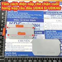 Tấm cách điện vách ngăn nắp che cuối hàng kẹp cầu đấu UK UKK D/UK-2.5BG D-UK3/10 D-URTK TS-RTK MBKK 2.5G D-UDK4G kde9278