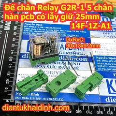 Relay Rơle OMRON G2R-1-E 8 chân 16A / G2R-1 5 chân 10A 250Vac 12VDC 24Vdc kde7738