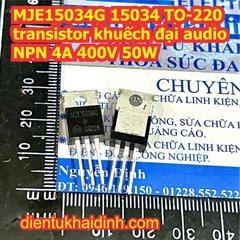MJE15034G MJE15034 15034 MJE15035G MJE15035 15035 TO-220 transistor khuếch đại audio NPN 4A 400V 50W kde9327