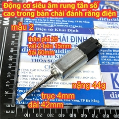 Động cơ siêu âm rung tần số cao trong bàn chải đánh răng điện có 3 mẫu kde9398