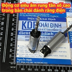 Động cơ siêu âm rung tần số cao trong bàn chải đánh răng điện có 3 mẫu kde9398