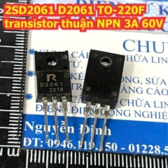 2SD2061 KTD2061 D2061 TO-220F transistor thuận NPN 3A 60V kde9441