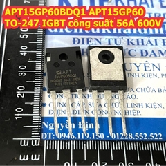 G100H603 IGW100N60H3 APT15GP60BDQ1 APT15GP60 APT30GP60BDQ1G APT30GP60 TO-247 IGBT công suất 56A / 100A 600V kde9549