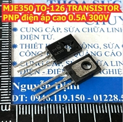KSE340 MJE340 KSE350 MJE350 TO-126 TRANSISTOR NPN / PNP điện áp cao 0.5A 300V kde7303