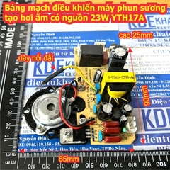 Bảng mạch điều khiển máy phun sương tạo hơi ẩm 12V 28V WHB-XX2 / có nguồn 23W YTH17A kde6424