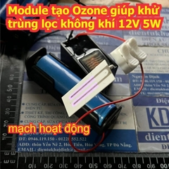 Module tạo Ozone giúp khử trùng lọc không khí 12V 5W kde9574