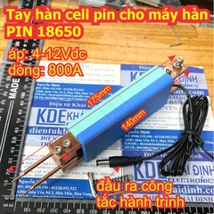 Tay hàn cell pin bằng đồng đỏ cho máy hàn PIN 18650 kde9616