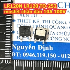 LR120N LR120 TO-252 mosfet chân dán 10A 100V kde9621
