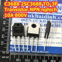 C3688 2SC3688 TO-3P Transistor NPN nghịch 10A 800V kde9624