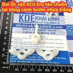 Đai Ốc vặn ECU Eru tán chuồn tai hồng cánh bướm nhựa trắng M3 M4 M5 M6 M8 M10 kde9631