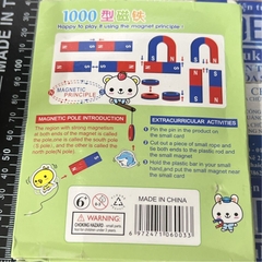 Bộ nam châm đồ chơi giáo dục thí nghiệm chữ U I đủ loại kde9694