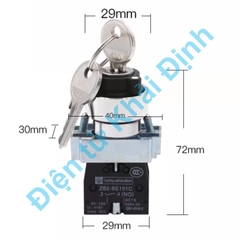 Công tắc xoay tủ điện có khóa ON/OFF tự giữ / RESET không giữ  phi 22mm XB2-BG21 XB2-BG33 XB2-BG53 XB2-BG61 kde9721