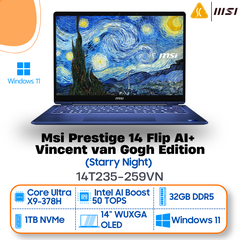 Laptop Msi Prestige 14 Flip AI+ Vincent van Gogh Edition 14T235-259VN (14