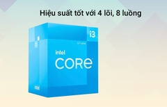 CPU Intel Core i3-12100 (12MB | 4 nhân 8 luồng | Upto 4.30 GHz | LGA 1700)