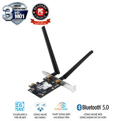 Card Mạng Không Dây PCI Express Asus PCE-AX3000