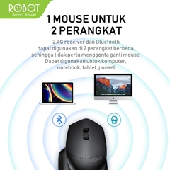 Chuột Không Dây Bluetooth / Wireless Silent Robot M350