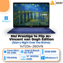 Laptop Msi Prestige 14 Flip AI+ Vincent van Gogh Edition 14T234-260VN (14