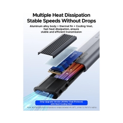 Hộp đựng ổ cứng SSD ORICO M.2 NVME TypeC AXM2-G2-GY-BP