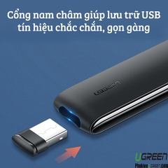 Bút trình chiếu Laser không dây chính hãng Ugreen 50654 cao cấp (Led đỏ, chiếu xa 200M)