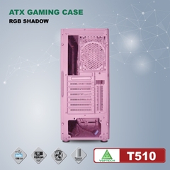 Thùng Máy Vi Tính VSPTECH ATX Gaming T510 (Pink)