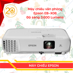 Máy chiếu văn phòng EPSON EB-X06 (XGA, 3600 ANSI Lumen)