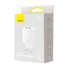 Cốc Sạc Nhanh Đa Năng 30W Baseus USB/TypeC