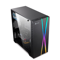Thùng máy tính không nguồn Golden Field M8 Led RGB Mid Tower