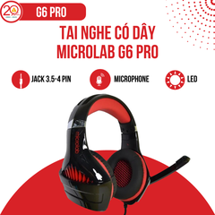 Tai Nghe Over-Ear Có Dây Microlab G6 Pro