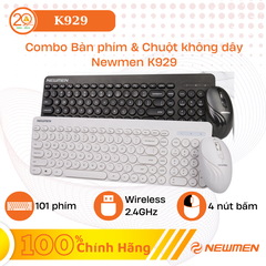 Bộ Bàn Phím & Chuột Không Dây Newmen K929