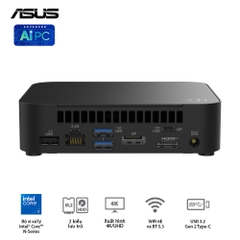 Máy Bộ Asus Mini NUC 14 Essential Mill Canyon N97 RNUC14MNK9700000 (Intel Alder Lake N97 | Intel UHD Graphics | Wifi 6 | Bluetooth 5.3 | Đen)