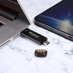 Ổ Cứng di Động SSD Transcend ESD310C/ ESD310S, USB 3.2 Gen 2x1, Type-C & USB A, Black