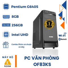 PC Văn Phòng SCOM OF83KS (Pentium G6405 | 8GB | S-256GB | Intel UHD | Win10)
